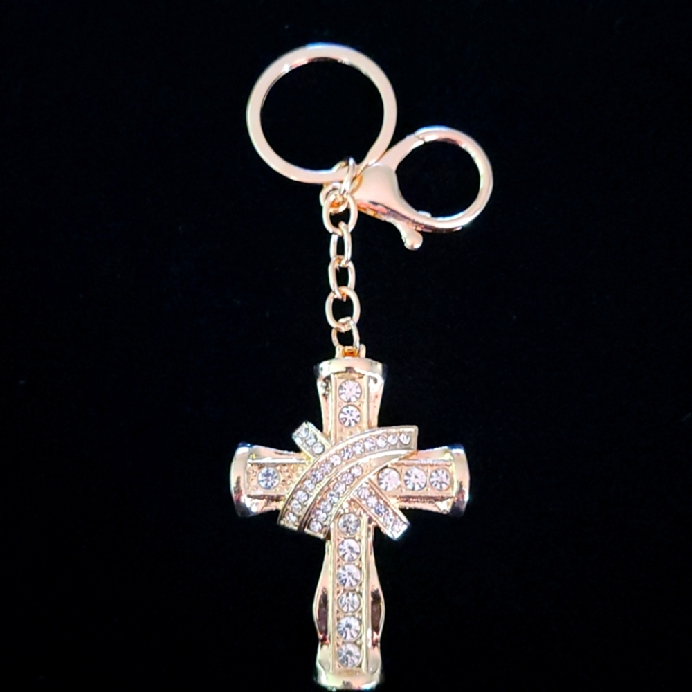 New Fashion LTB Cross Keychain